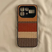 Woven Texture Metal Phone Case - Luxury Classic Style for All Mobiles