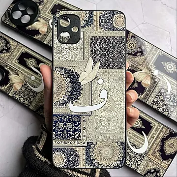 Letter Fay Calligraphy Phone Case - Persian Art Initial F Cover for All Models