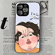 Cute Couple Premium Metal Phone Case – Romantic Design