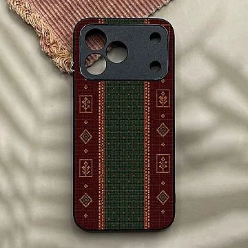 Classic Weave Design 10 Premium Metal Phone Case – Timeless Style