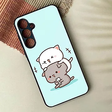Cute BuBu DuDu - Premium Printed Metal soft Bumper shock Proof Case All Models