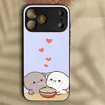 iPhone 18 Pro Max Cute Bubu Dudu 10 Metal Print Shockproof Case