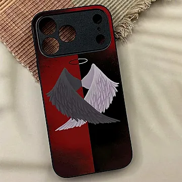 iPhone 18 Pro Max Angel 2.0 Design 7 Metal Print Bumper Case