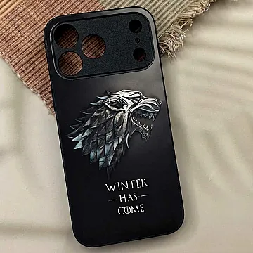 iPhone 18 Pro Max Winter Has Come Metal Print Shockproof Case