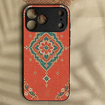 iPhone 18 Pro Max Classic Weave 18 Slim Fit Metal Print Case