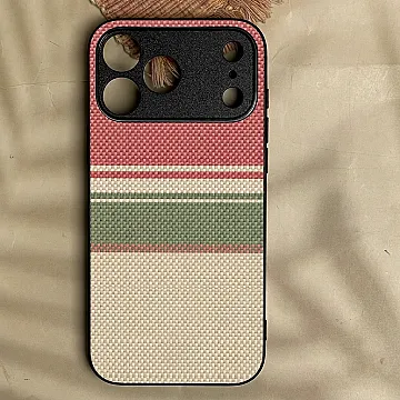 iPhone 18 Pro Max Classic Weave 21 Anti-Slip Grip Metal Case