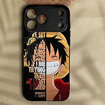 iPhone 18 Pro Max Anime Metal Case – Shockproof Bumper