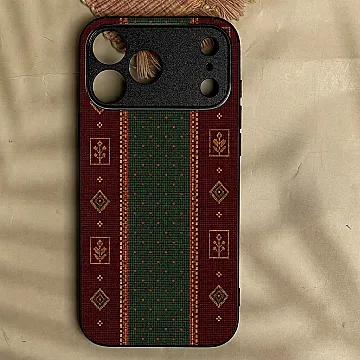 iPhone 18 Pro Max Weave Metal Case – Design 12