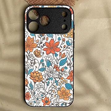 iPhone 18 Pro Max Floral Metal Case – Design 9