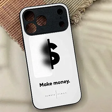 iPhone 18 Pro Max Make Money Metal Case – Minimalist