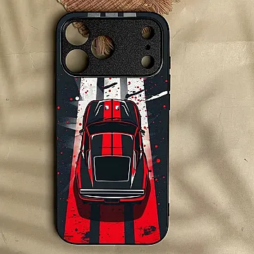 iPhone 18 Pro Max Top-Down Track Racing Shockproof Case