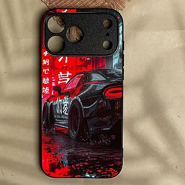 iPhone 18 Pro Max Tokyo Dark Night Racing Car Case