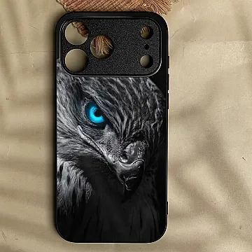 iPhone 18 Pro Max - Dark Abstract Black Art - Premium Metal Printed Soft Bumper Shock Proof Case