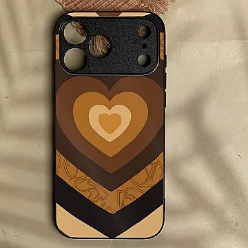 iPhone 18 Pro Max Heart Design 5 Premium Printed Case
