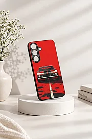 Samsung Galaxy S26 FE Case – Classic Racer Vintage Car Print, Shockproof TPU Soft Bumper & Metal Back Cover