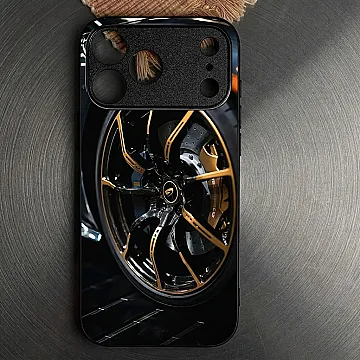 iPhone 18 Pro Max Racing Car Red Blade Rim – Metallic Print Bumper Cover