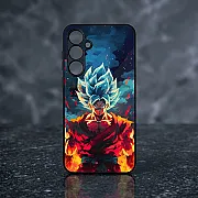 Goku Power-Up Metal Phone Case – Super Saiyan Ultra Shine Edition (All Models)