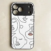 iPhone 18 Pro Max Girls Premium Metal Printed Soft Bumper Shockproof Case – Feminine Luxe Protective Cover