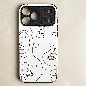 iPhone 18 Pro Max Girls Premium Metal Printed Soft Bumper Shockproof Case – Feminine Luxe Protective Cover