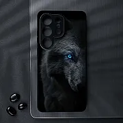 Galaxy S26 Ultra Case, Black Art Design 8 Metal Print Shockproof Soft Bumper Cover