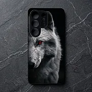 Galaxy S26 Ultra Case, Wolf Design 10 Metal Print Shockproof Soft Bumper Cover