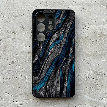 Galaxy S26 Ultra Case, Liquid Marble Design 8 Metal Print Shockproof Soft Bumper Cover