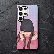 Galaxy S26 Ultra Case, Anime Girls Design 3 Metal Print Shockproof Soft Bumper Cover