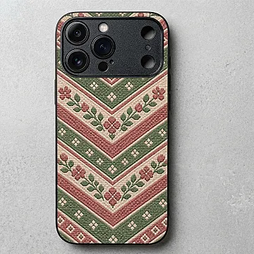 iPhone 18 Pro Case – Classic Weave Design 17 Metal-Printed Soft Bumper Shockproof Protective Cover