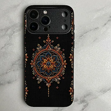 iPhone 18 Pro Case – Classic Weave Design 24 Metal-Printed Soft Bumper Shockproof Protective Cover