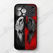 iPhone 18 Pro Case – Angel 2.0 Design 10 Metal-Printed Soft Bumper Shockproof Protective Cover