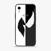 iPhone XR Angel Wings 2.0 Design 5 Premium Metal-Printed Shockproof Soft Bumper Case