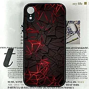 iPhone XR 3D Design 7 Premium Metal-Printed Shockproof Soft Bumper Case