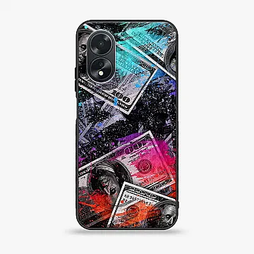 iPhone XR Dollar Series Design 4 Metal Print Case – Soft Shockproof Bumper Cover (CS-20326)
