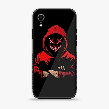 iPhone XR Anonymous 2.0 Design 5 Case – Premium Metal Printed Soft Bumper Shockproof Cover