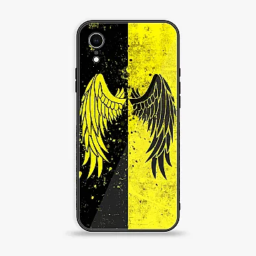 iPhone XR Angel Wings 2.0 Design 1 Cover – Premium Metal Printed Soft Bumper Shockproof Case