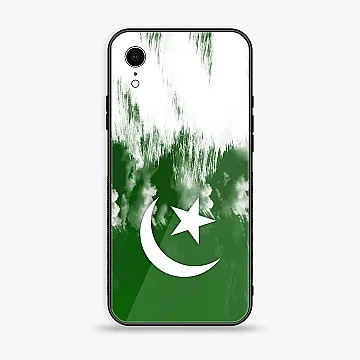 iPhone XR Pakistani Flag Design 9 Case – Premium Metal Printed Soft Bumper Shockproof Cover