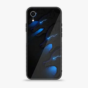 iPhone XR Black Art Design 7 Case – Premium Metal Printed Soft Bumper Shockproof Cover