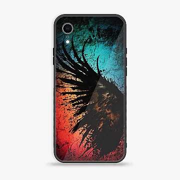 iPhone XR Angel Wings 2.0 Design 9 Phone Case – Premium Metal Printed Soft Bumper Shockproof Cover