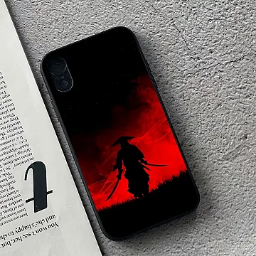 iPhone XR Ninja Case – Premium Metal Printed Soft Bumper Shockproof Cover