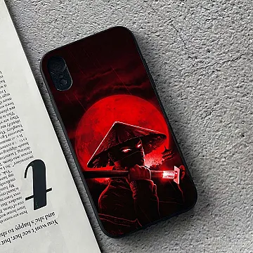iPhone XR Ninja Warrior Back Cover – Metal Printed Soft Edge Anti-Shock Case