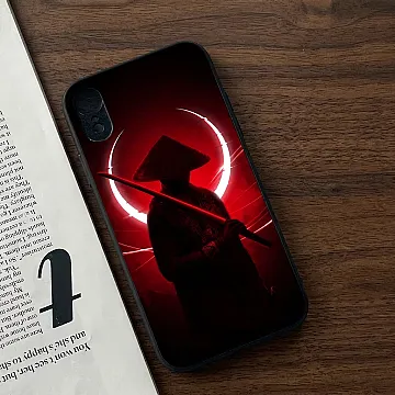 iPhone XR - Ninja Series - Premium Metal-Printed Soft Bumper Shock-Absorbing Armor Case